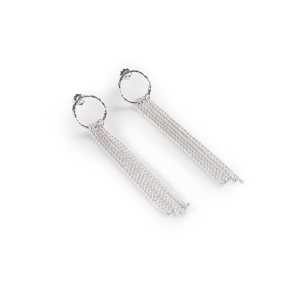 BRINCOS MILÃO I PRATEADOS