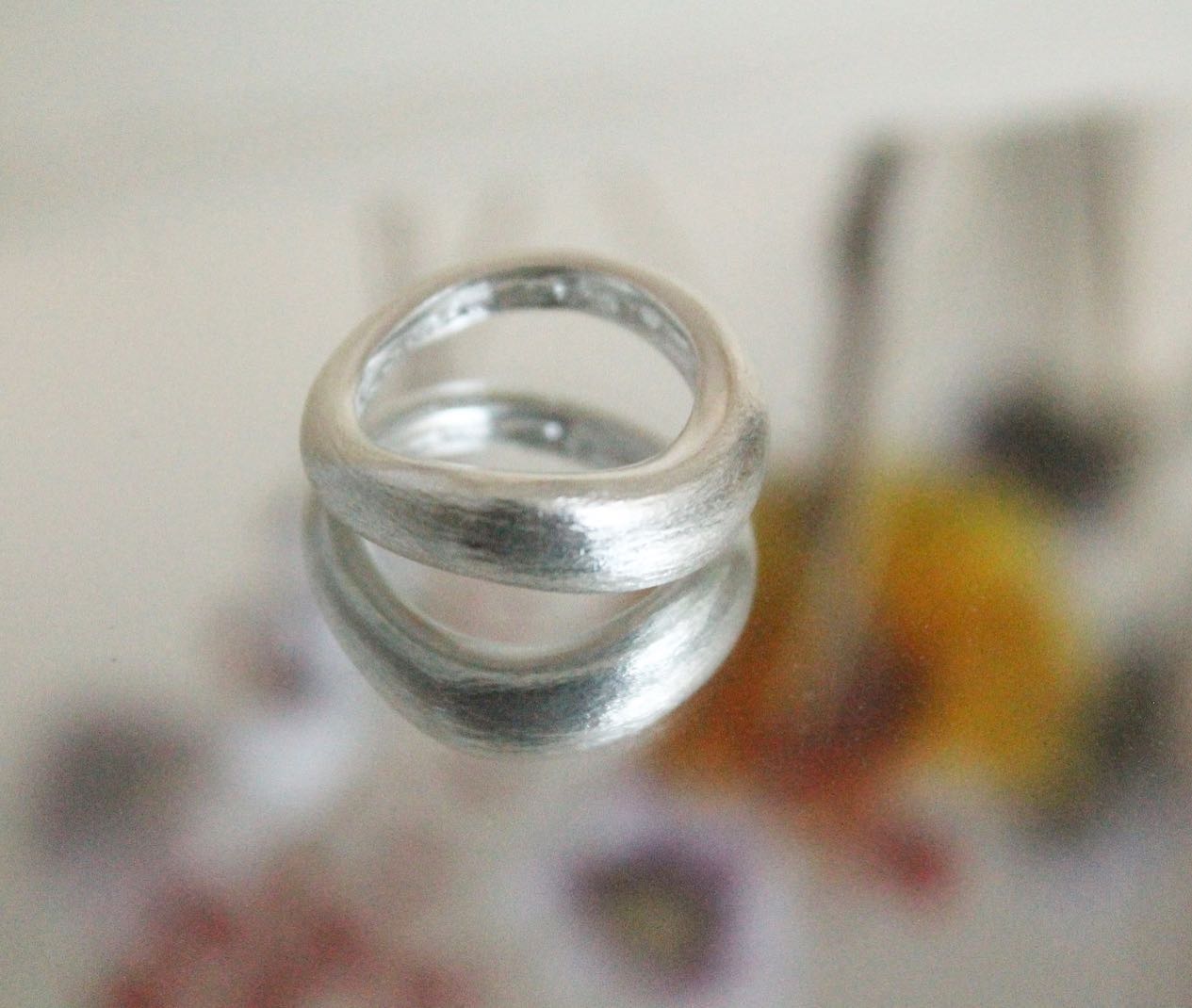 SILVER DINKA RING