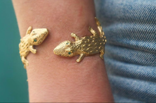 GOLDEN CROCODILE BRACELET