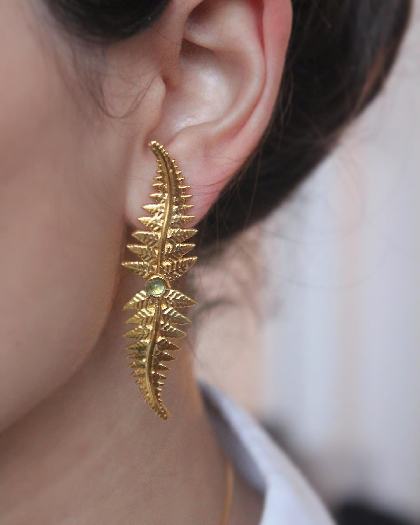 GOLDEN LAMP EARRINGS