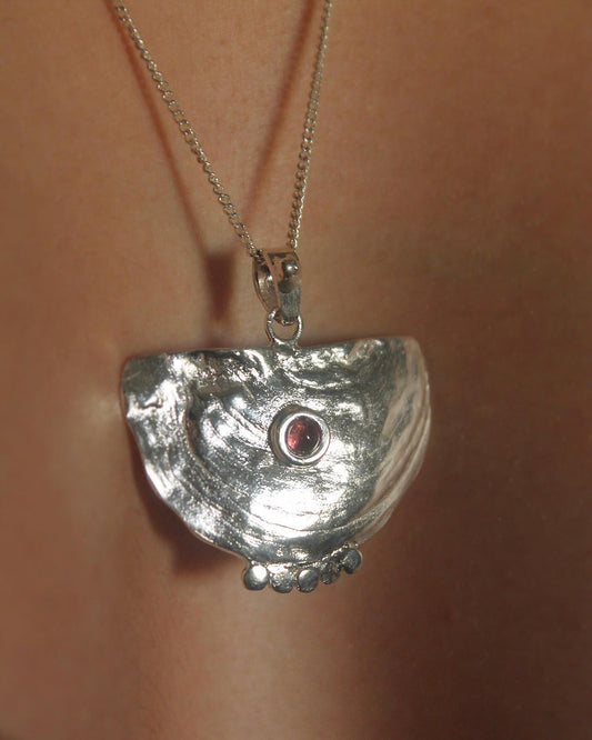 SILVER DEEPA NECKLACE