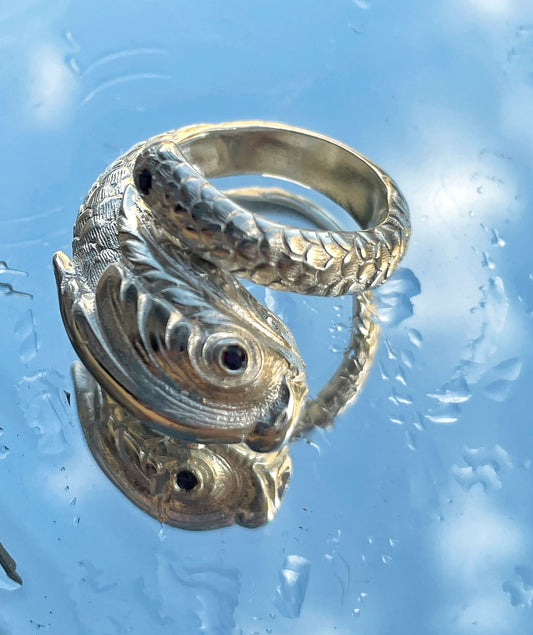 SILVER KÓI RING