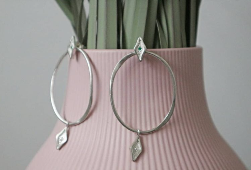 SILVER NAPLES III EARRINGS