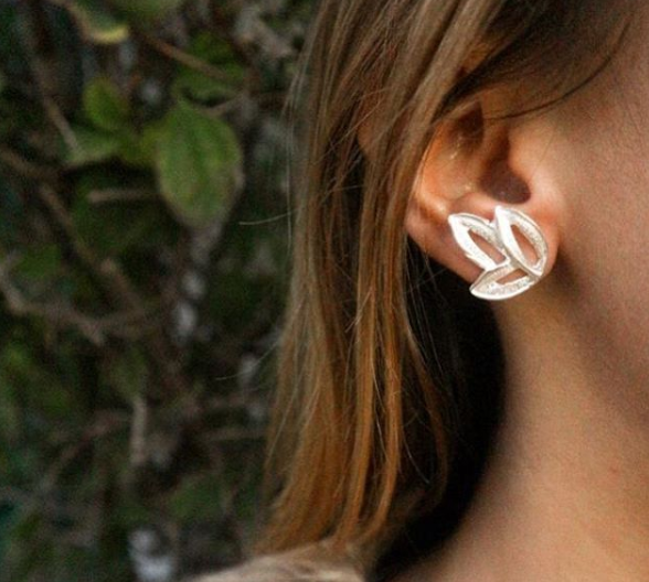 SILVER TRIESTE EARRING II